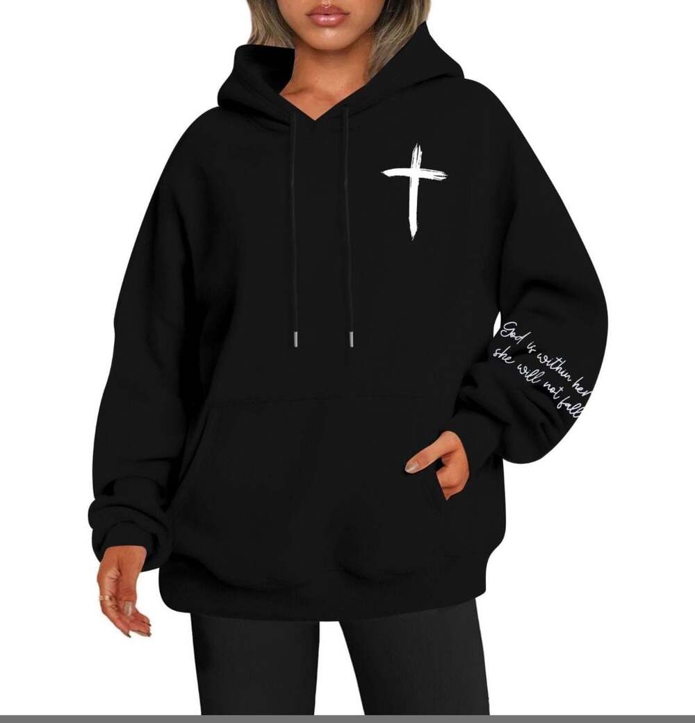 Christian Sweatshirt For Women Christian Graphic Hoodies Pullover - Bible Verse